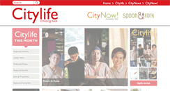 Desktop Screenshot of chiangmaicitylife.com